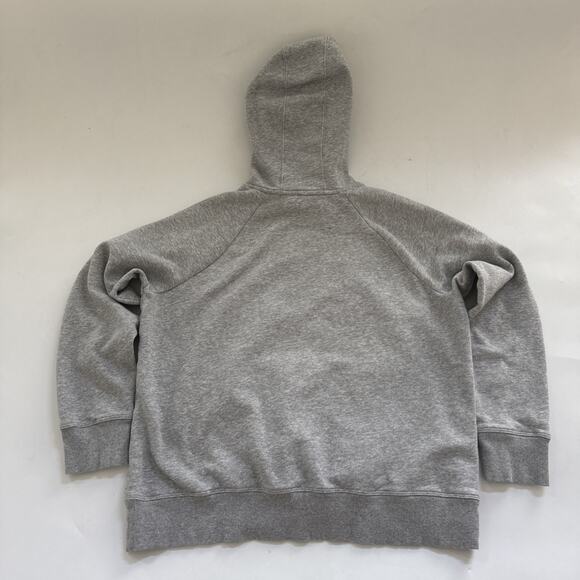 Under Armour Hoodie Sweatshirt Large Gray Loose Fleece Long‎ Sleeve - Picture 5 of 9